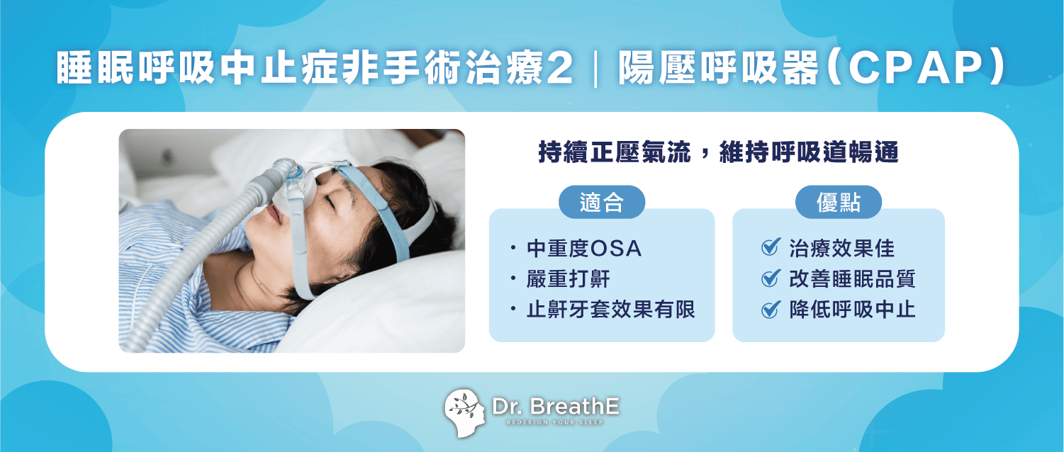 睡眠呼吸中止症非手術治療2|陽壓呼吸器(CPAP)