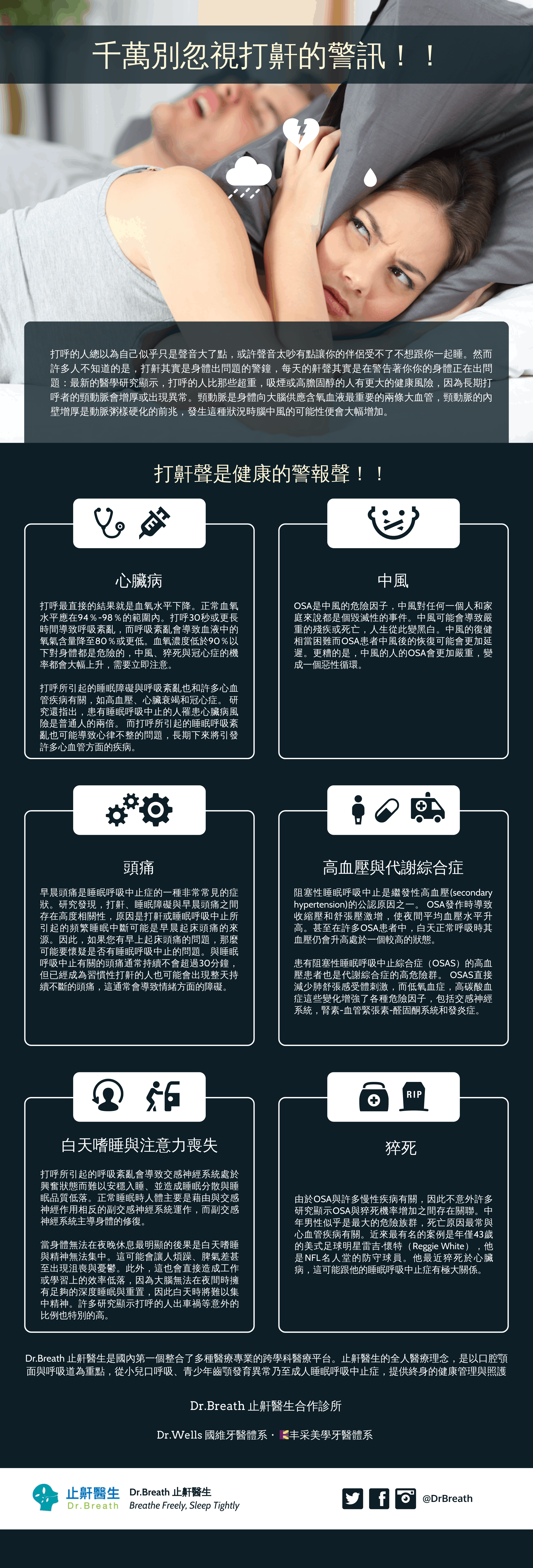 打呼的警訊